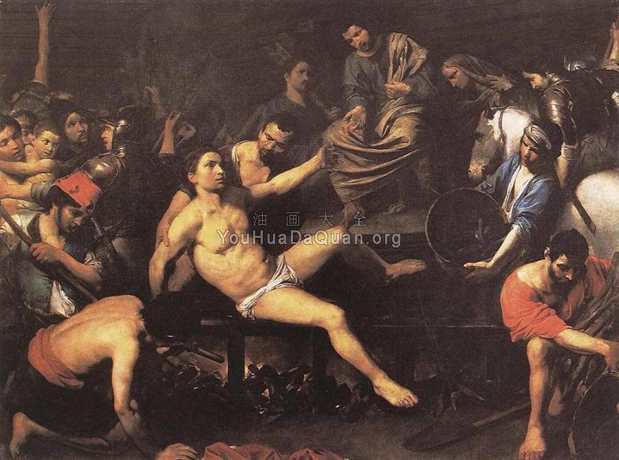 Martyrdom of St Lawrence - 简·德·布伦·瓦伦汀